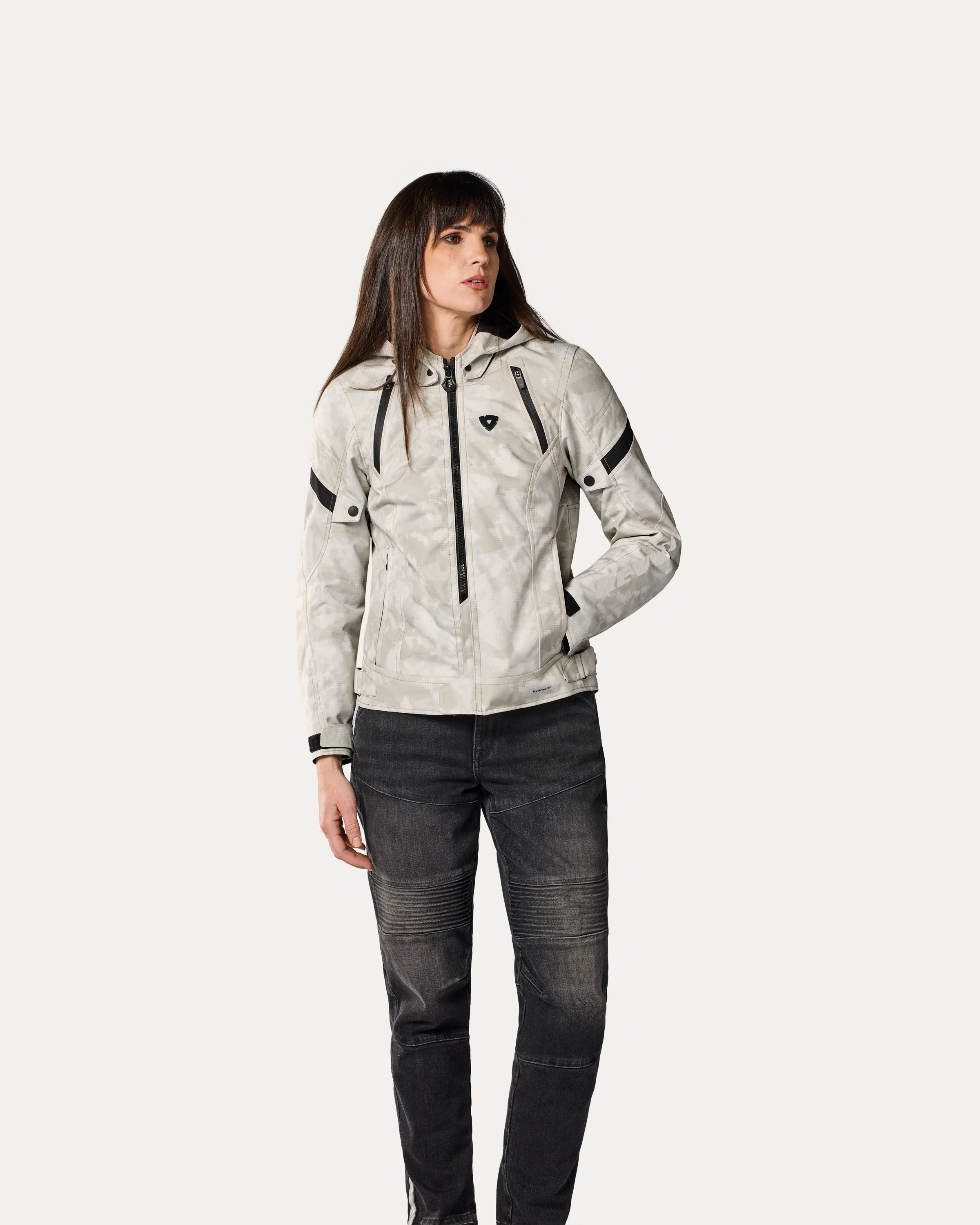 Jacket Flare 3 H2O Ladies | Camo Dark Grey