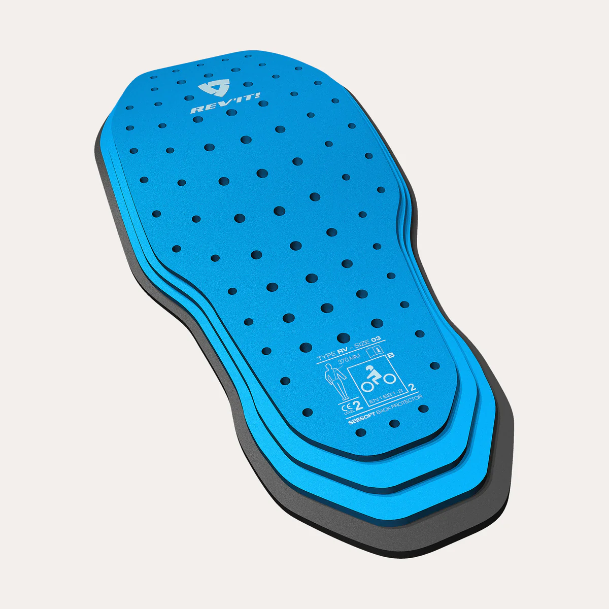 Back protector SEESOFT Type RV | Blue-Black