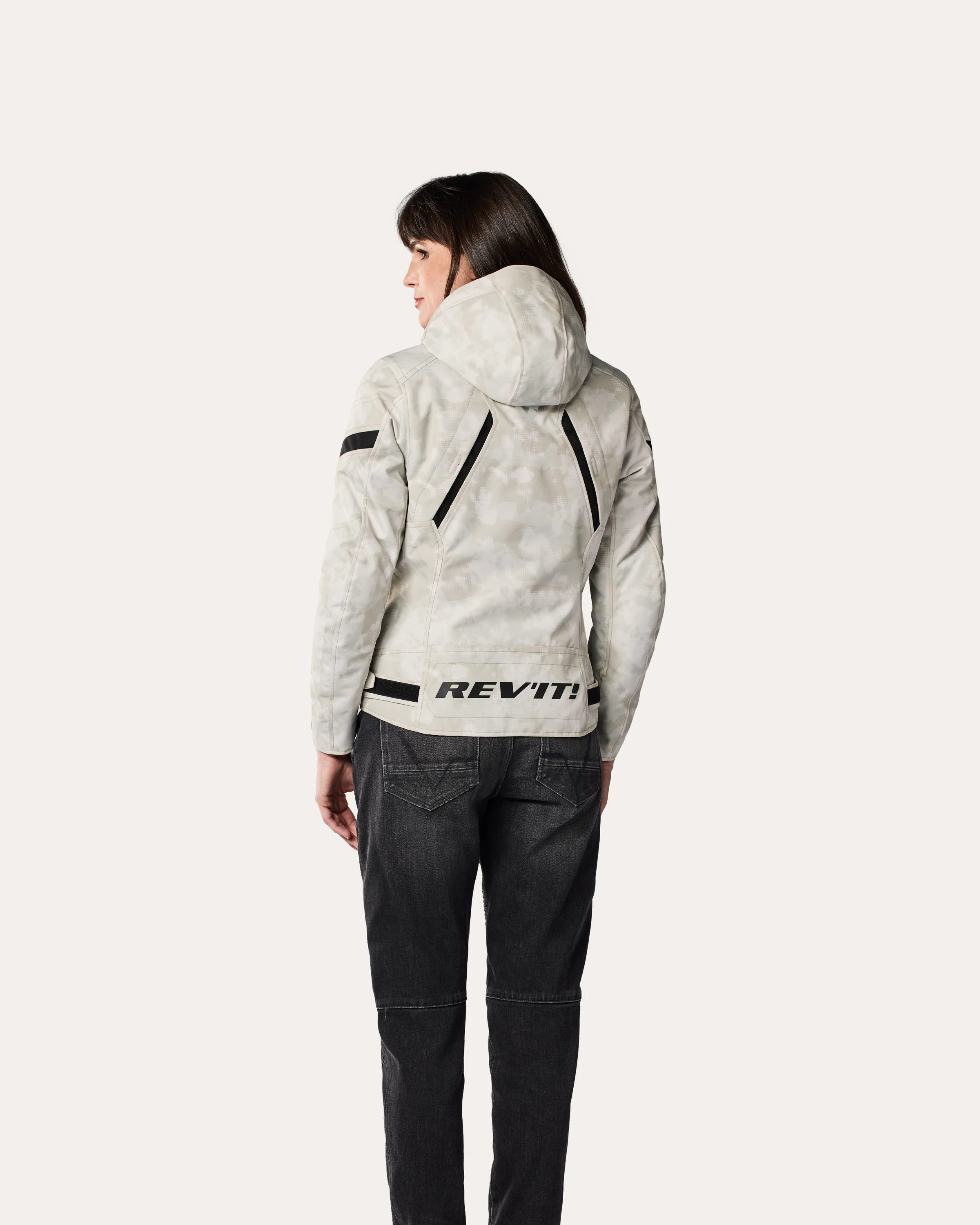 Jacket Flare 3 H2O Ladies | Camo Dark Grey