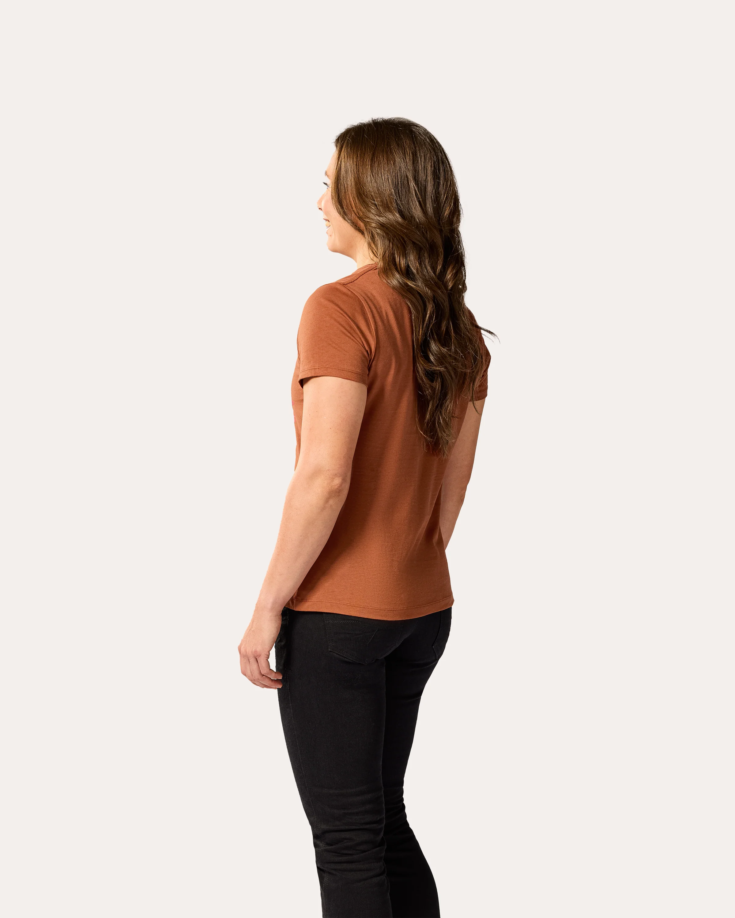 Shirt Heather Ladies | Burgundy Red