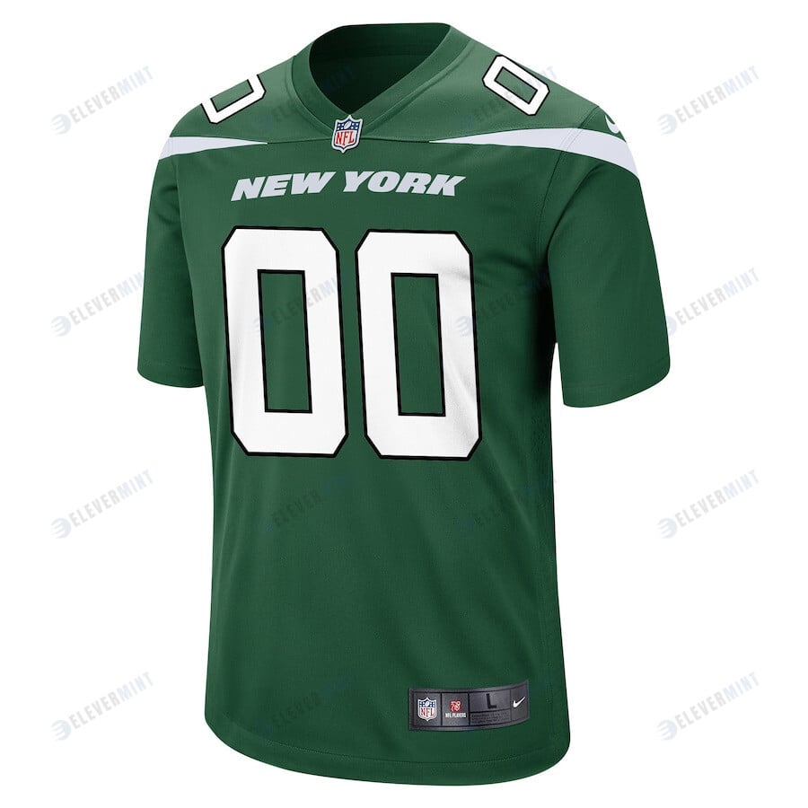 New York Jets Men Game Custom Jersey Gotham Green