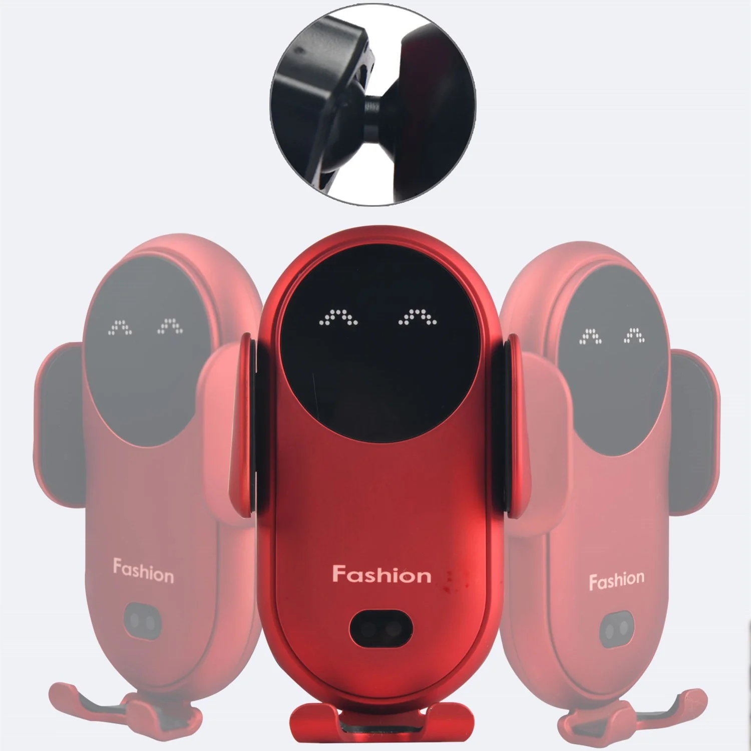 New Car Wireless Charging Mobile Phone Navigation Bracket Infrared Sensor 10W Fast Charging