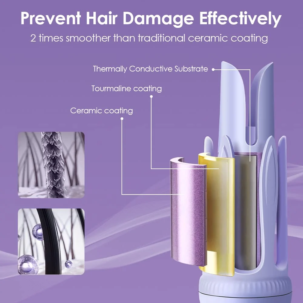 Dual Voltage Curling Iron - Create Beautiful Curls Effortlessly