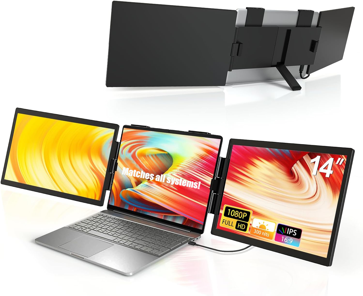 Triple Laptop Screen Extender