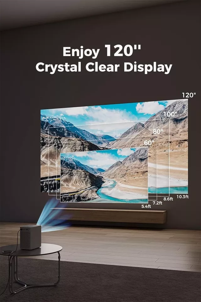 Portable Projector, Native 1080P Full HD