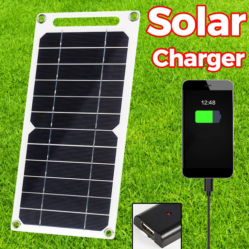 Solar Charger,Outdoor USB C Portable Power Bank,Fast Charge External Battery Pack ,Compatible with Smartphones, Tablets