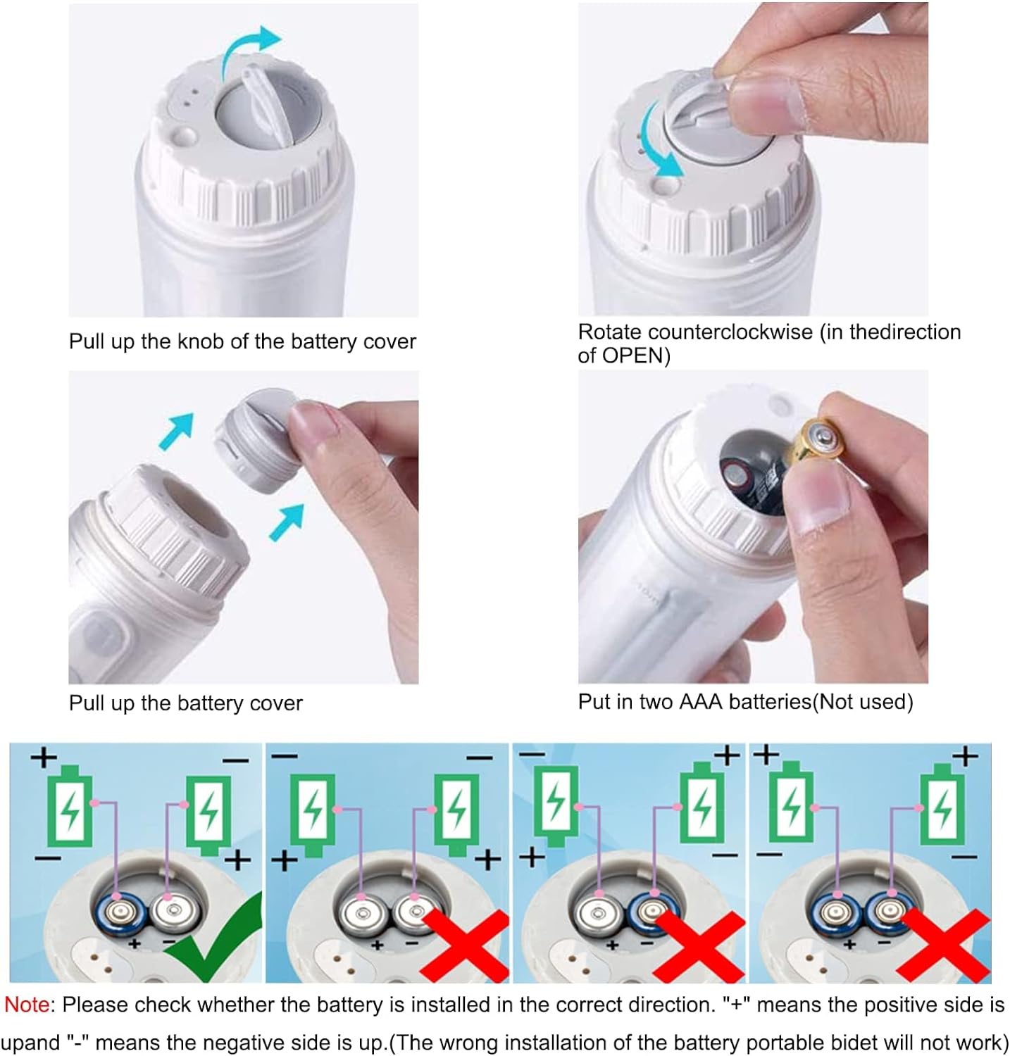 Portable Handheld Travel Mobile Electric  Sprayer，Toilet Paper Substitutes,for Personal Hygiene Cleaning/Soothing Postpartum Care/perineal & Hemmoroid Nursing