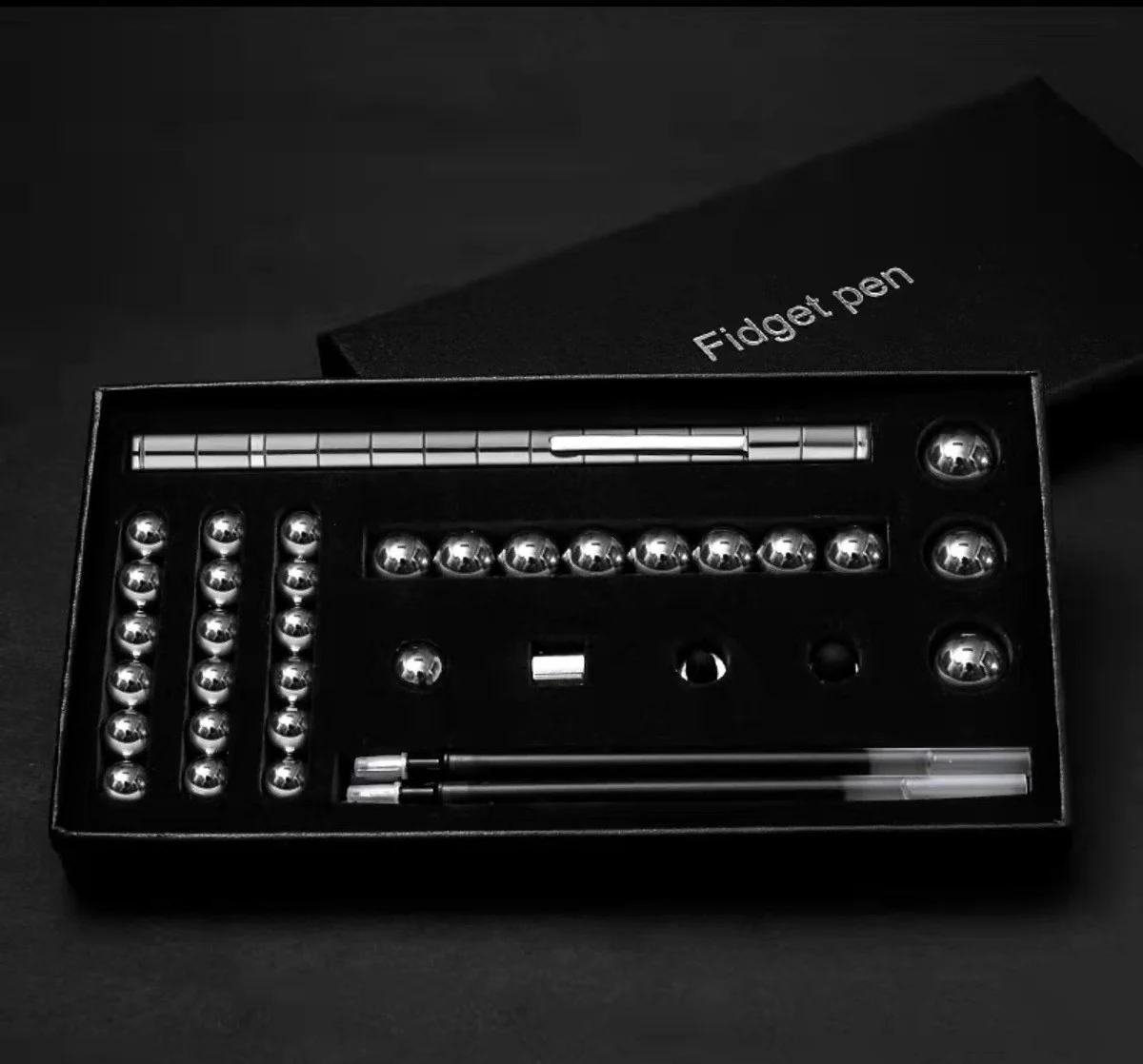 2022 Magnetic Polar Pen Metal Magnet Modular Think Ink Toy Stress Fidgets Antistress Focus Hands Touch Pen Erasable