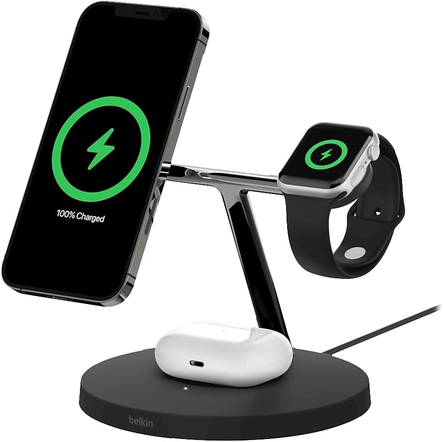 3-in-1 Wireless Charger Stand - Fast Charging