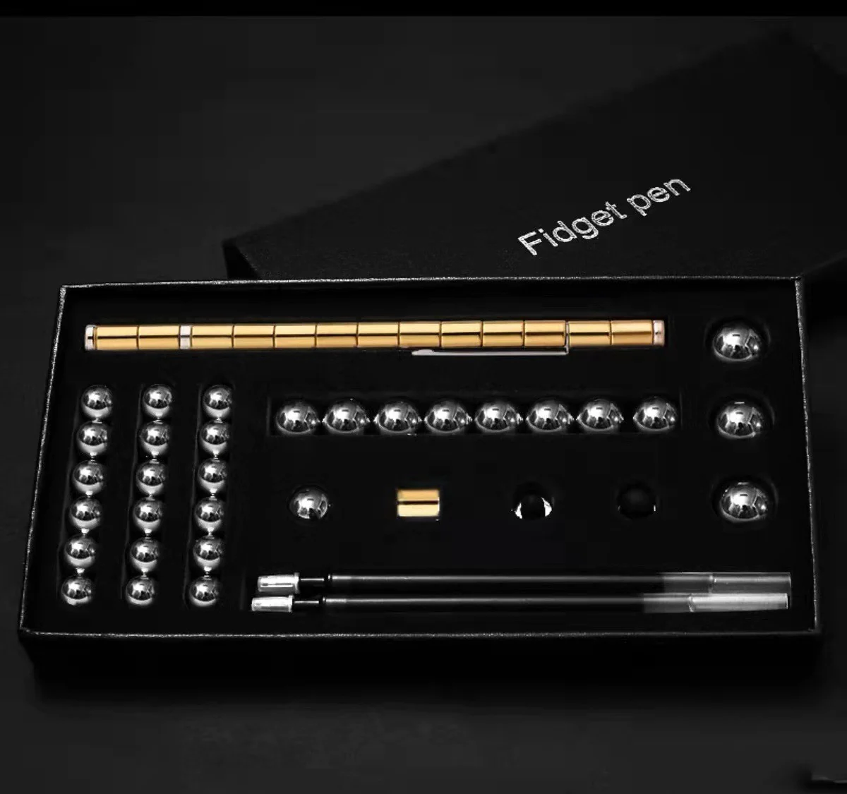 2022 Magnetic Polar Pen Metal Magnet Modular Think Ink Toy Stress Fidgets Antistress Focus Hands Touch Pen Erasable