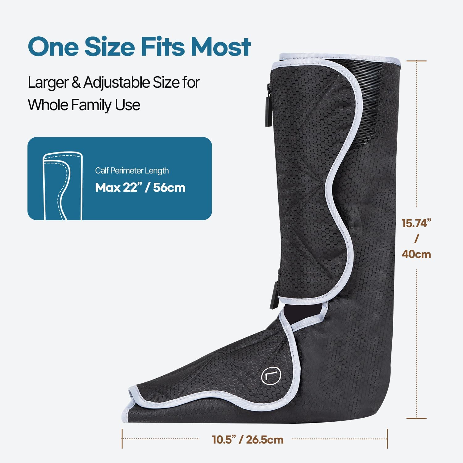 Air Massager for Circulation and Relaxation Foot and Calf Massage with Heat.