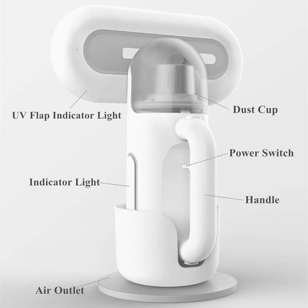 Bed Vacuum Cleaner Cordless, Mattress Vacuum Cleaner Powerful Suction, Handheld Couch Cleaner Machine Deep Cleaner for Bed Cleaning, Sheet, Fabric Sofa Vacuuming