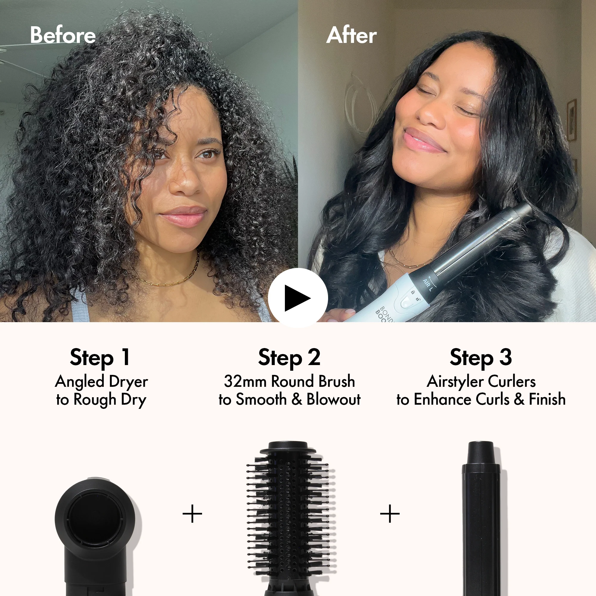 Everlast Airstyler - Blow Dryer & Multi Styler Tool