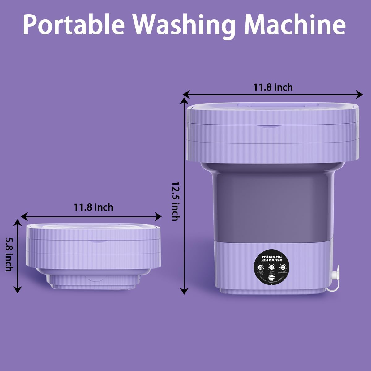 10L Folding Mini Washer