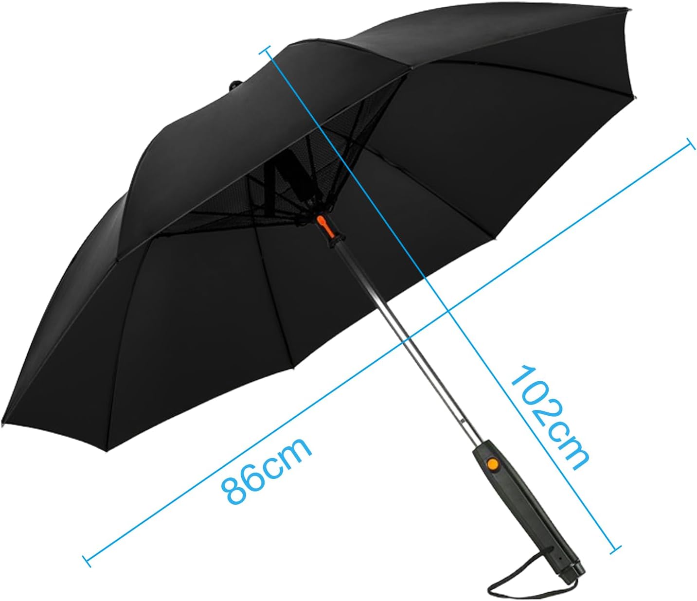 Portable Misting Fan Umbrella With UV Protection
