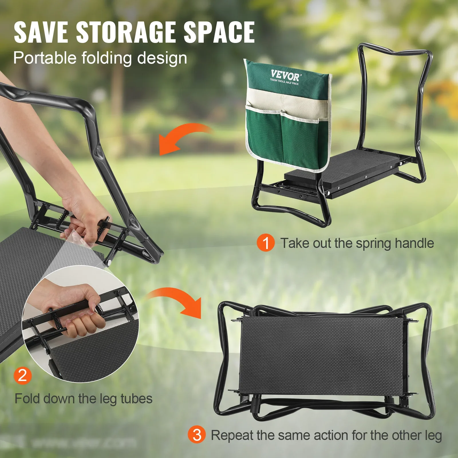 VEVOR Garden Ease Kneeler Seat