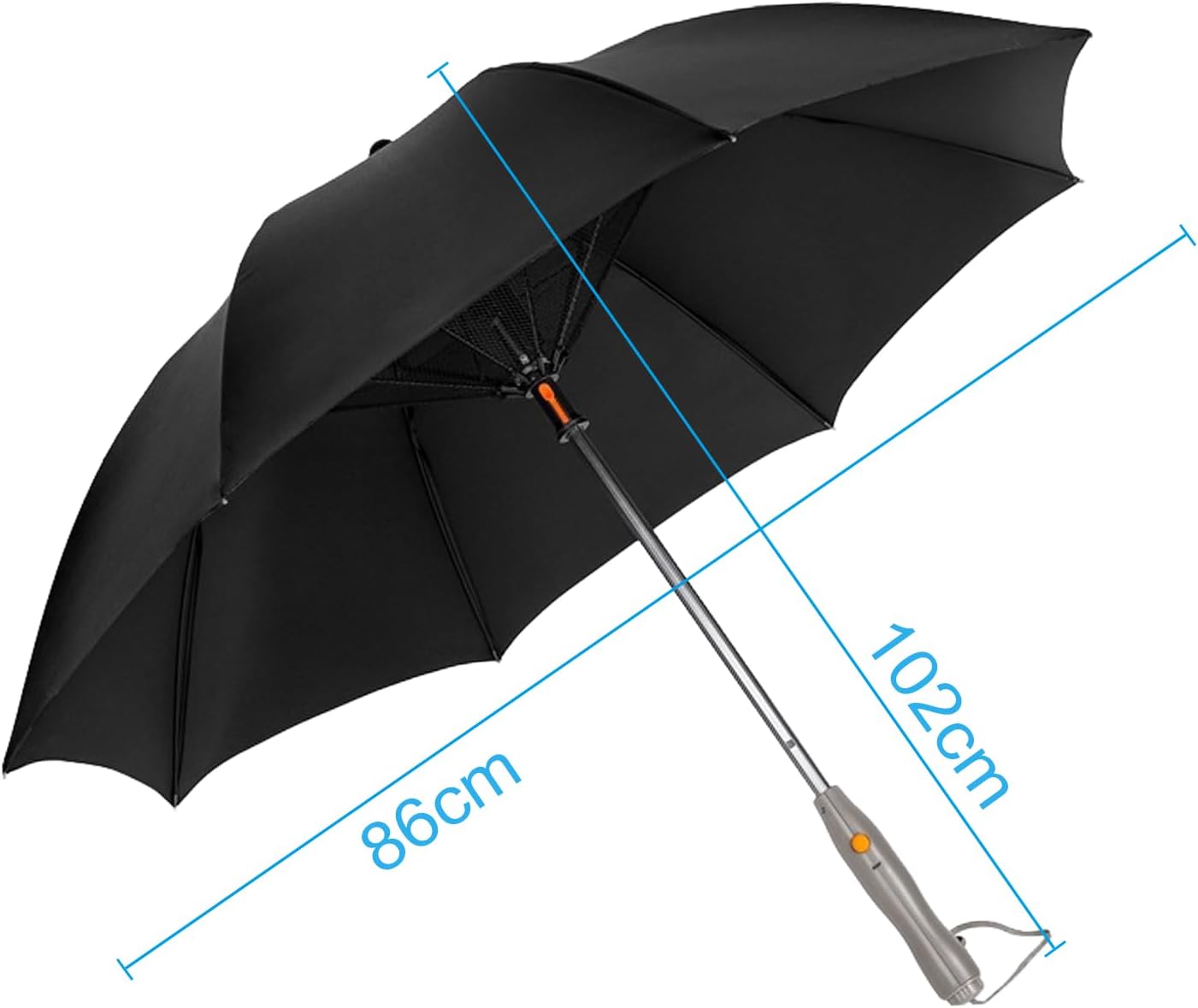 Portable Misting Fan Umbrella With UV Protection