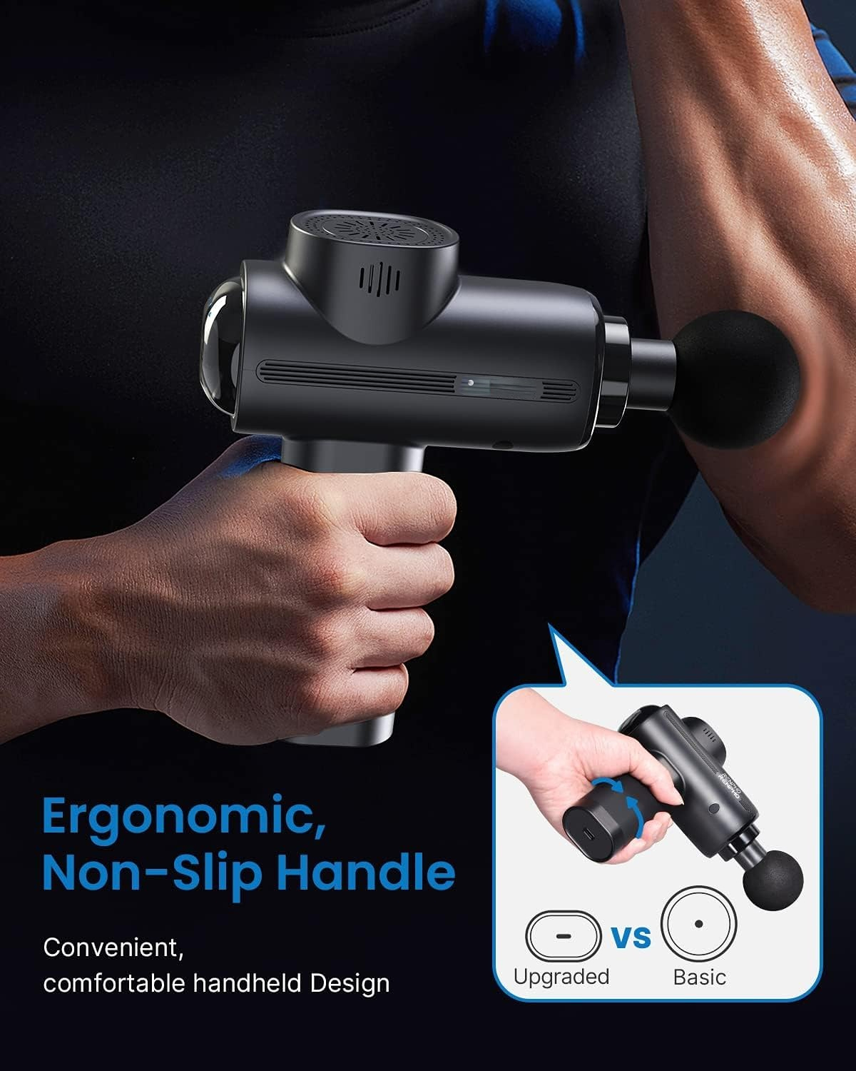 Thermacool Massage Gun Deep Tissue with Heat and Cold Head