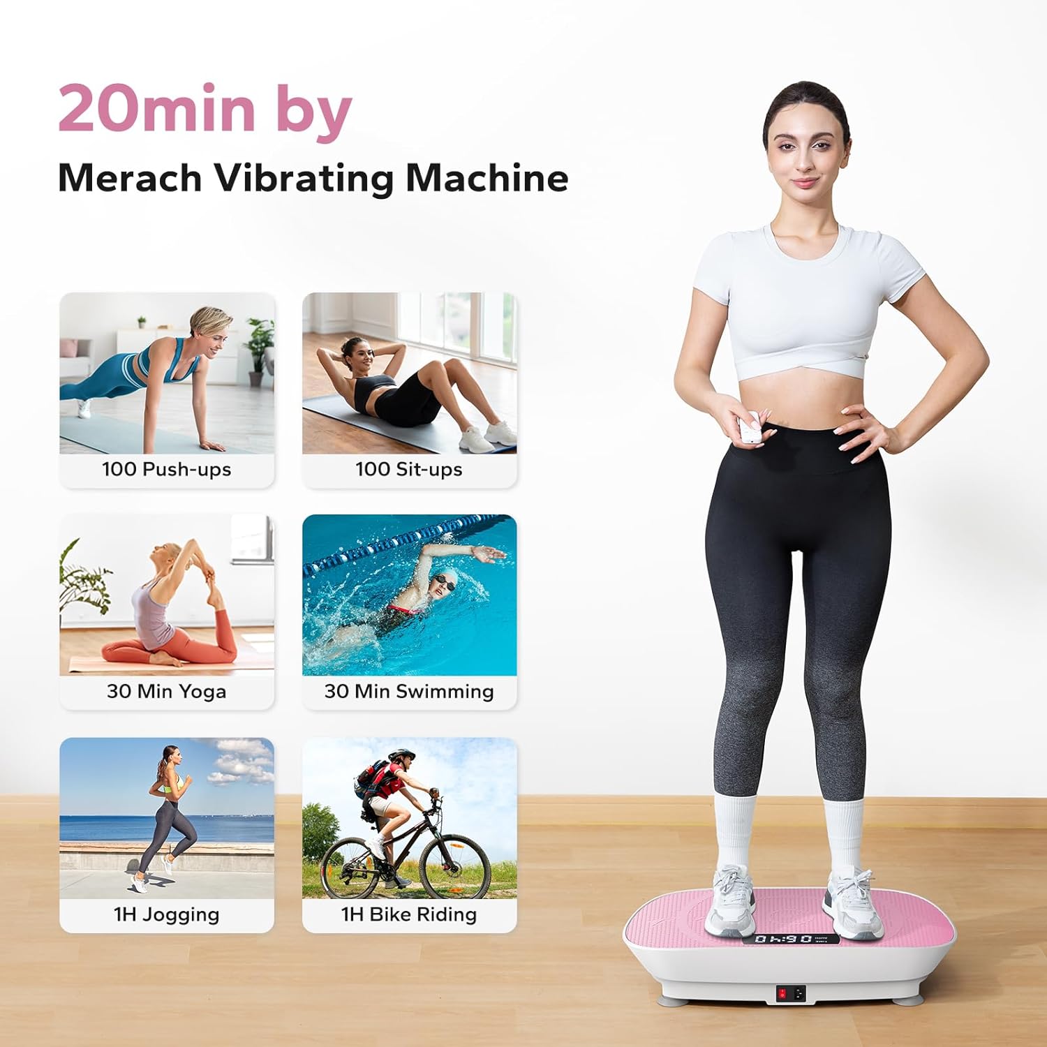 2025 Vibrating plate exercise machine, 15 pounds burned in 3 days!