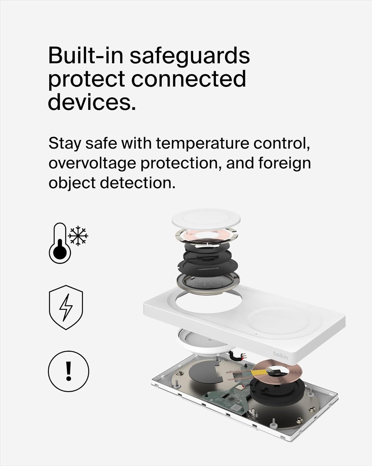 3-in-1 Wireless Charger Stand - Fast Charging