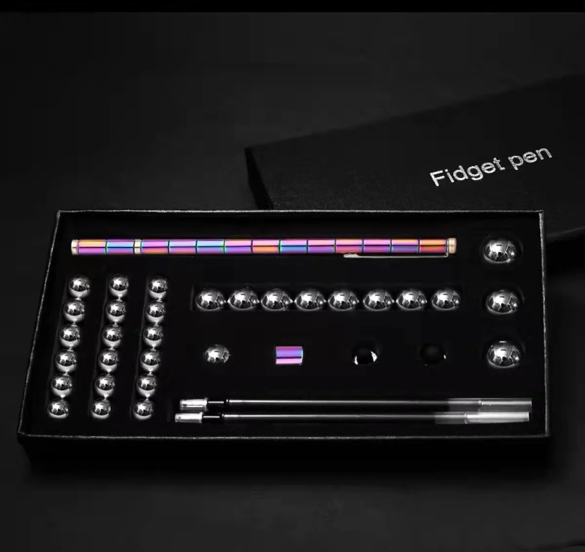 2022 Magnetic Polar Pen Metal Magnet Modular Think Ink Toy Stress Fidgets Antistress Focus Hands Touch Pen Erasable