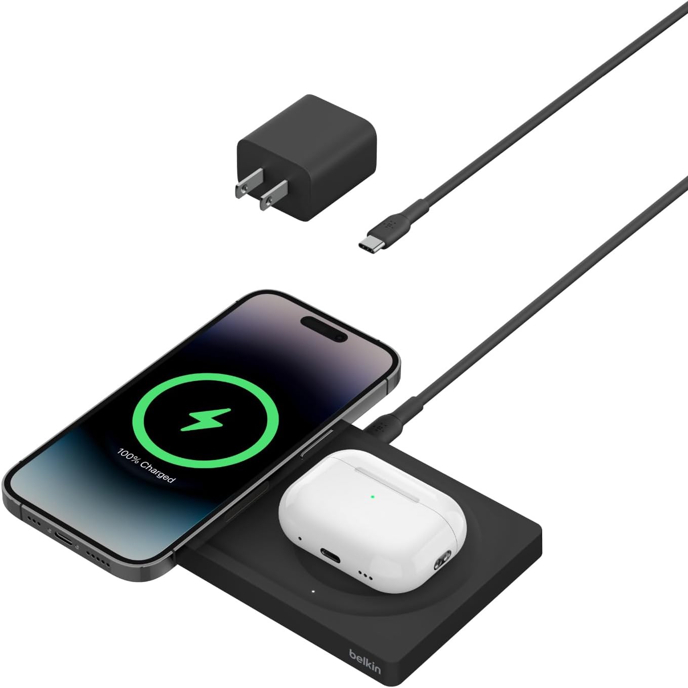 3-in-1 Wireless Charger Stand - Fast Charging