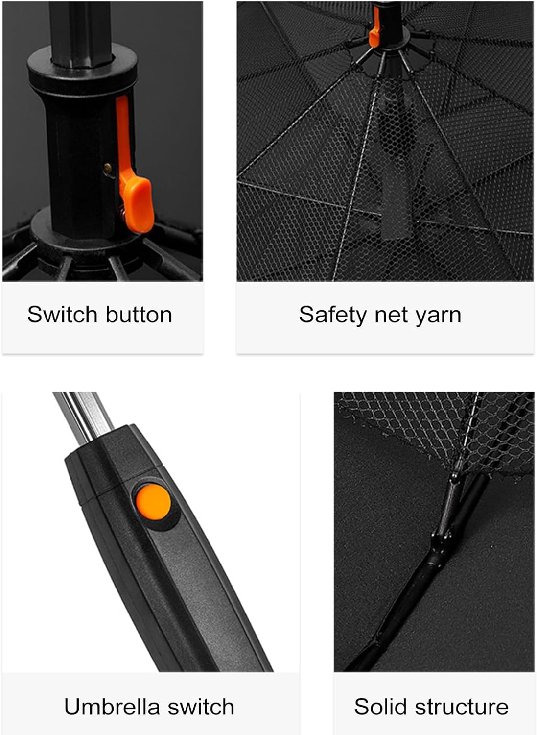 Portable Misting Fan Umbrella With UV Protection