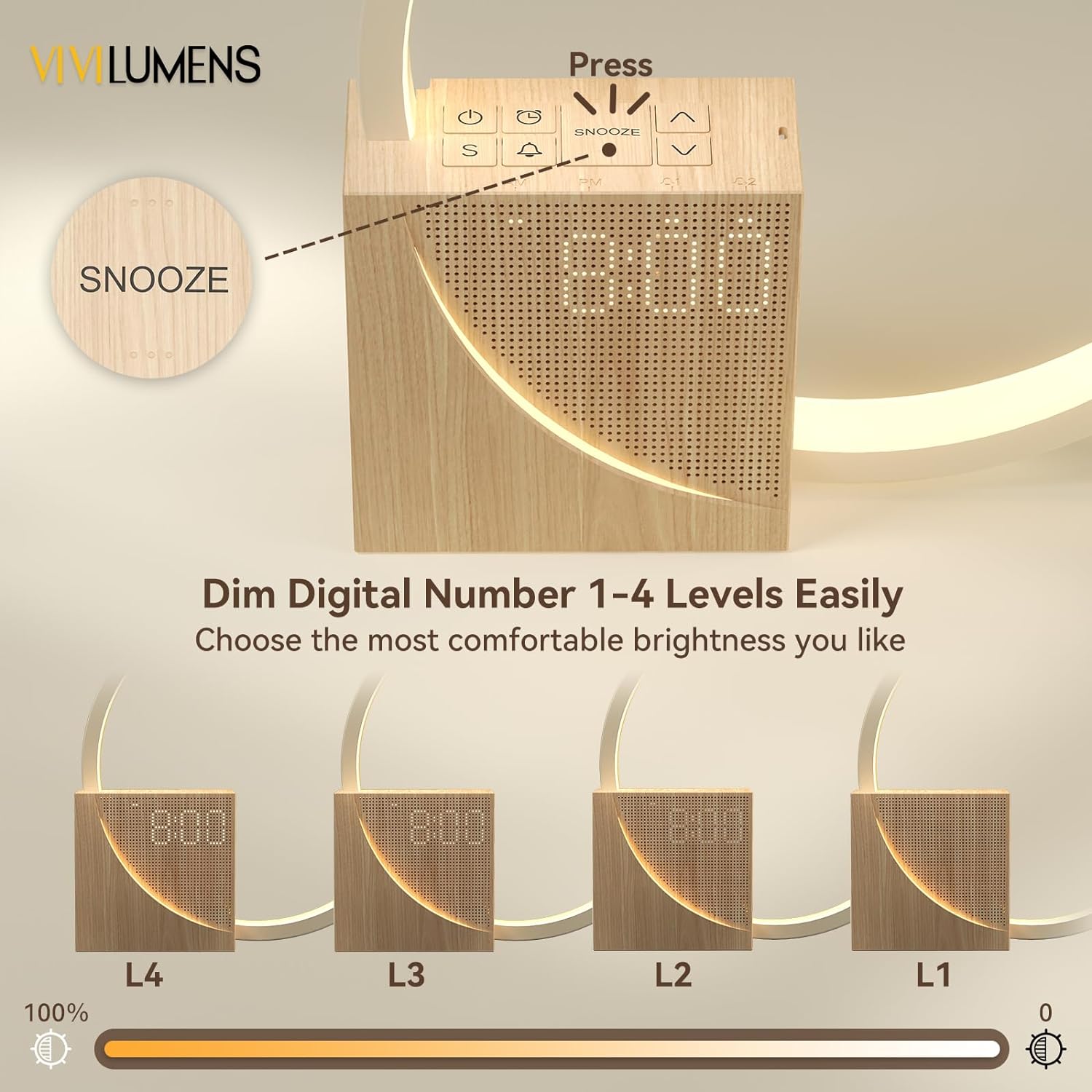 Sunrise Alarm Clock for Heavy Sleepers Adults