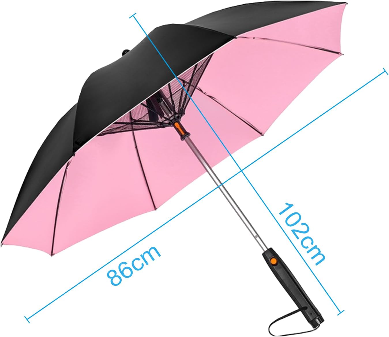 Portable Misting Fan Umbrella With UV Protection