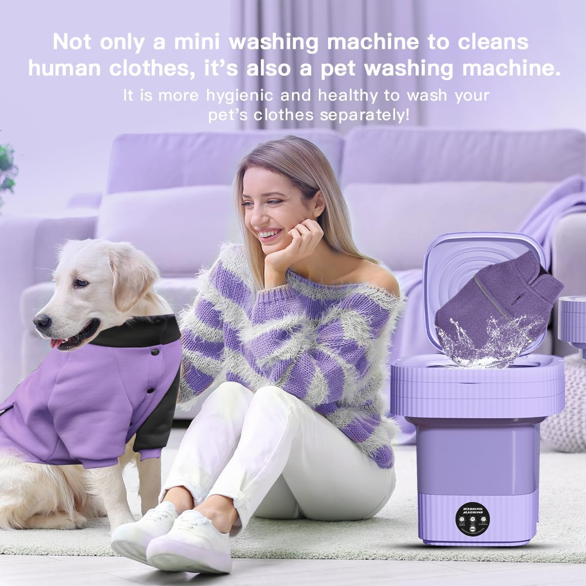 10L Folding Mini Washer