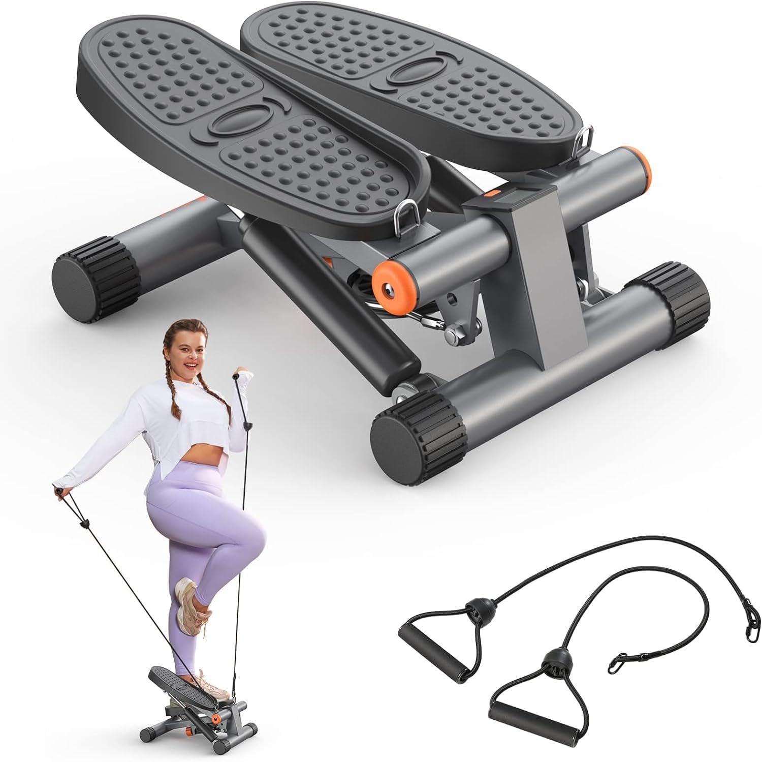 Weight 300 pounds! Liquid crystal display hydraulic exercise step machine.