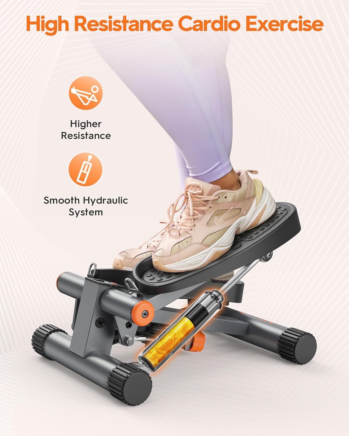 Weight 300 pounds! Liquid crystal display hydraulic exercise step machine.