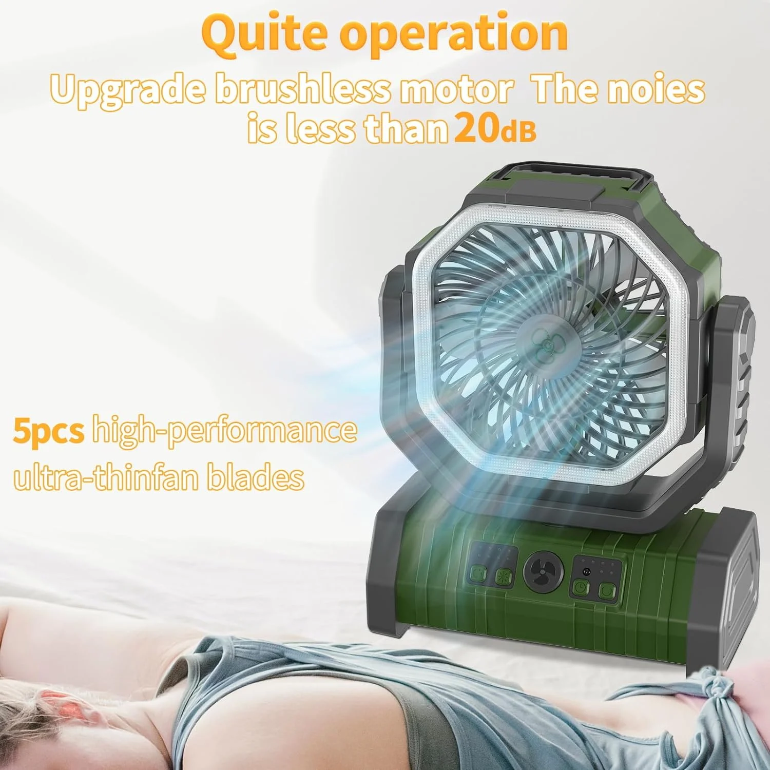 HOT SALE - Portable Camping Fan Rechargeable
