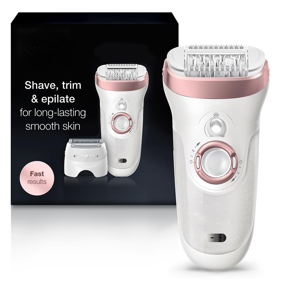 Womens Shaver & Trimmer, Cordless, Rechargeable