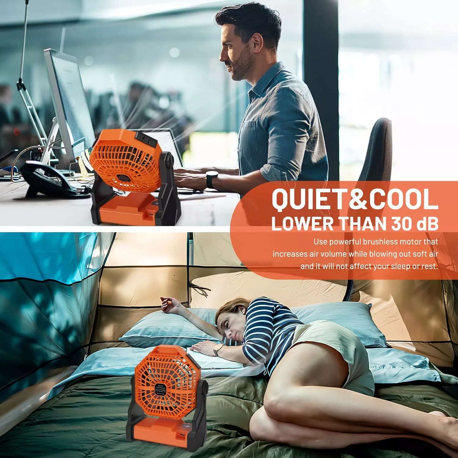 HOT SALE - Portable Camping Fan Rechargeable