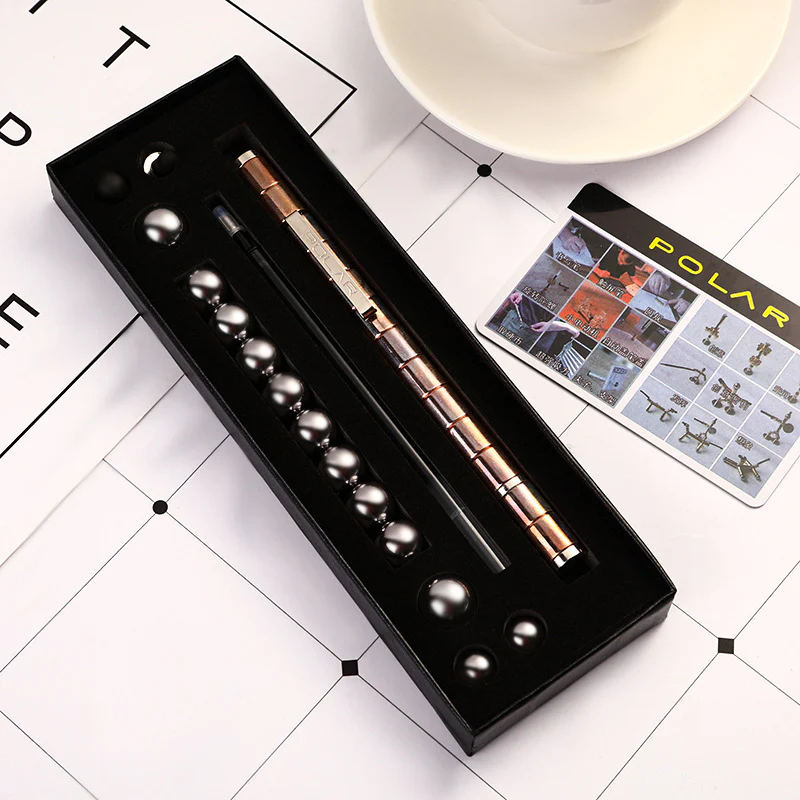 2022 Magnetic Polar Pen Metal Magnet Modular Think Ink Toy Stress Fidgets Antistress Focus Hands Touch Pen Erasable
