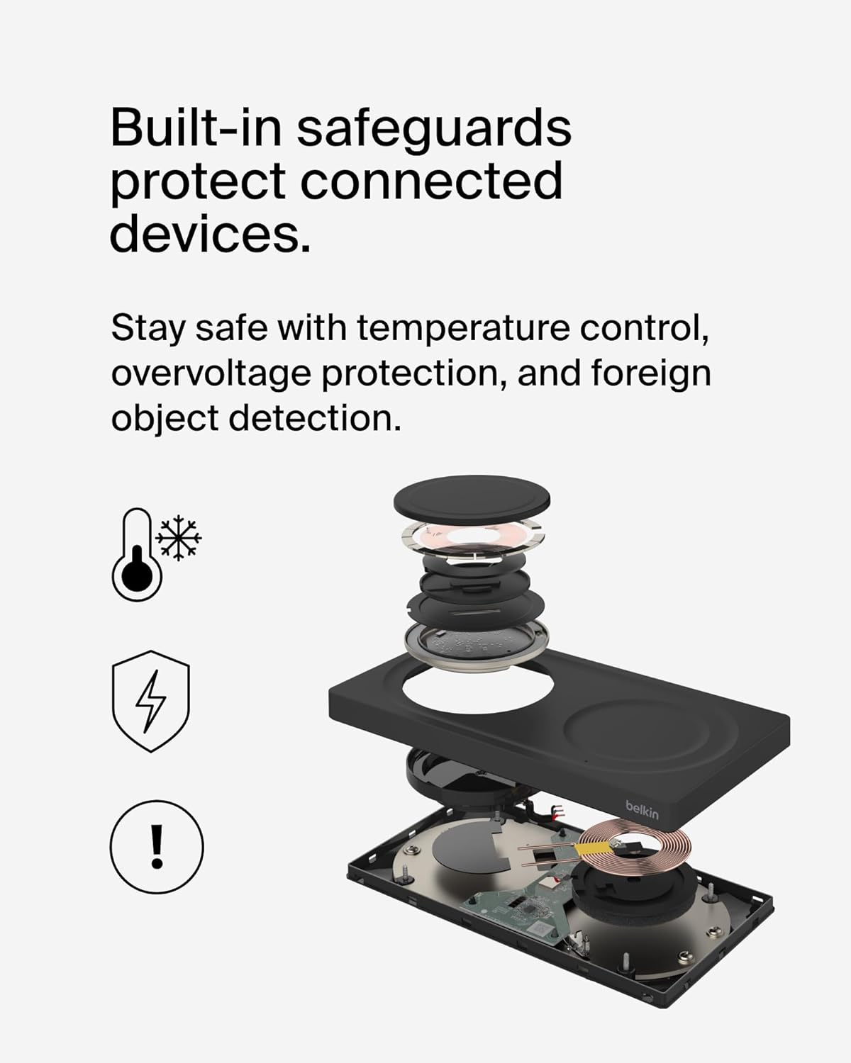 3-in-1 Wireless Charger Stand - Fast Charging