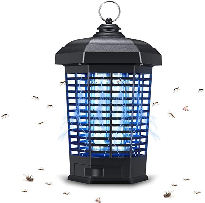 Bug Zapper Outdoor Electric, Mosquito Zapper, Fly Traps, Fly Zapper, Mosquito Killer, 3 Prong Plug, 90-130V, ABS Plastic Outer