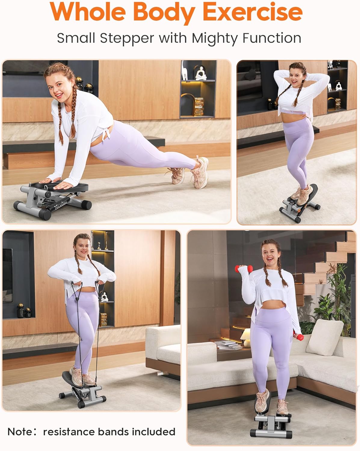 Weight 300 pounds! Liquid crystal display hydraulic exercise step machine.