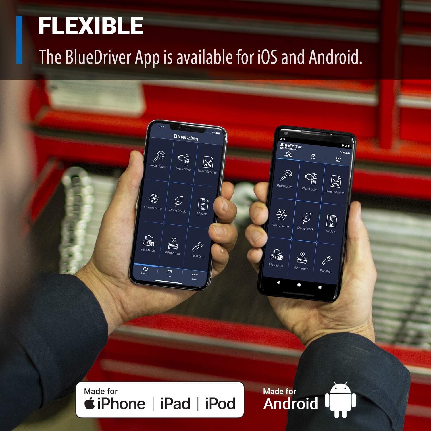 Bluetooth Pro OBDII Scan Tool for iPhone & Android