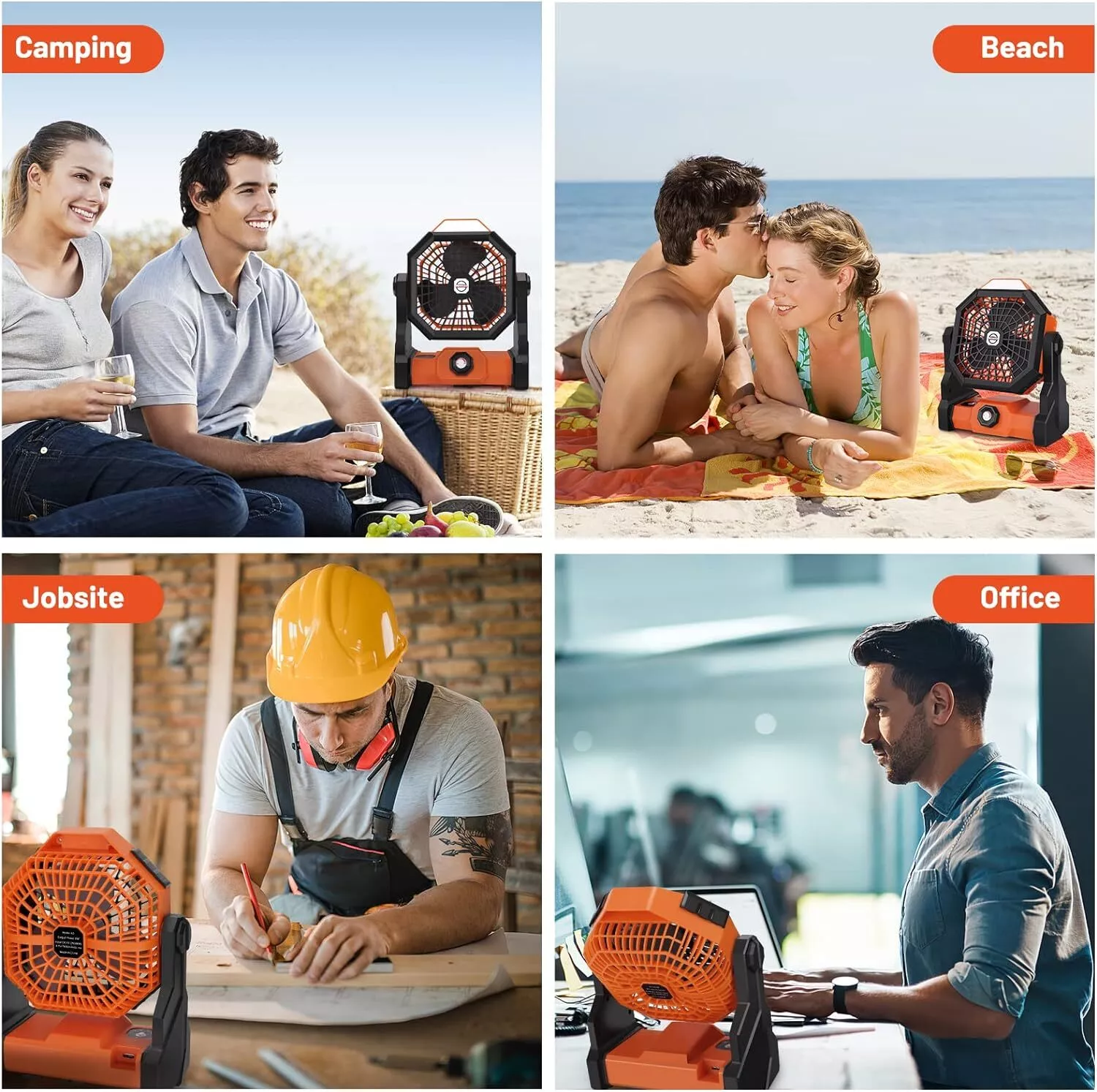 HOT SALE - Portable Camping Fan Rechargeable