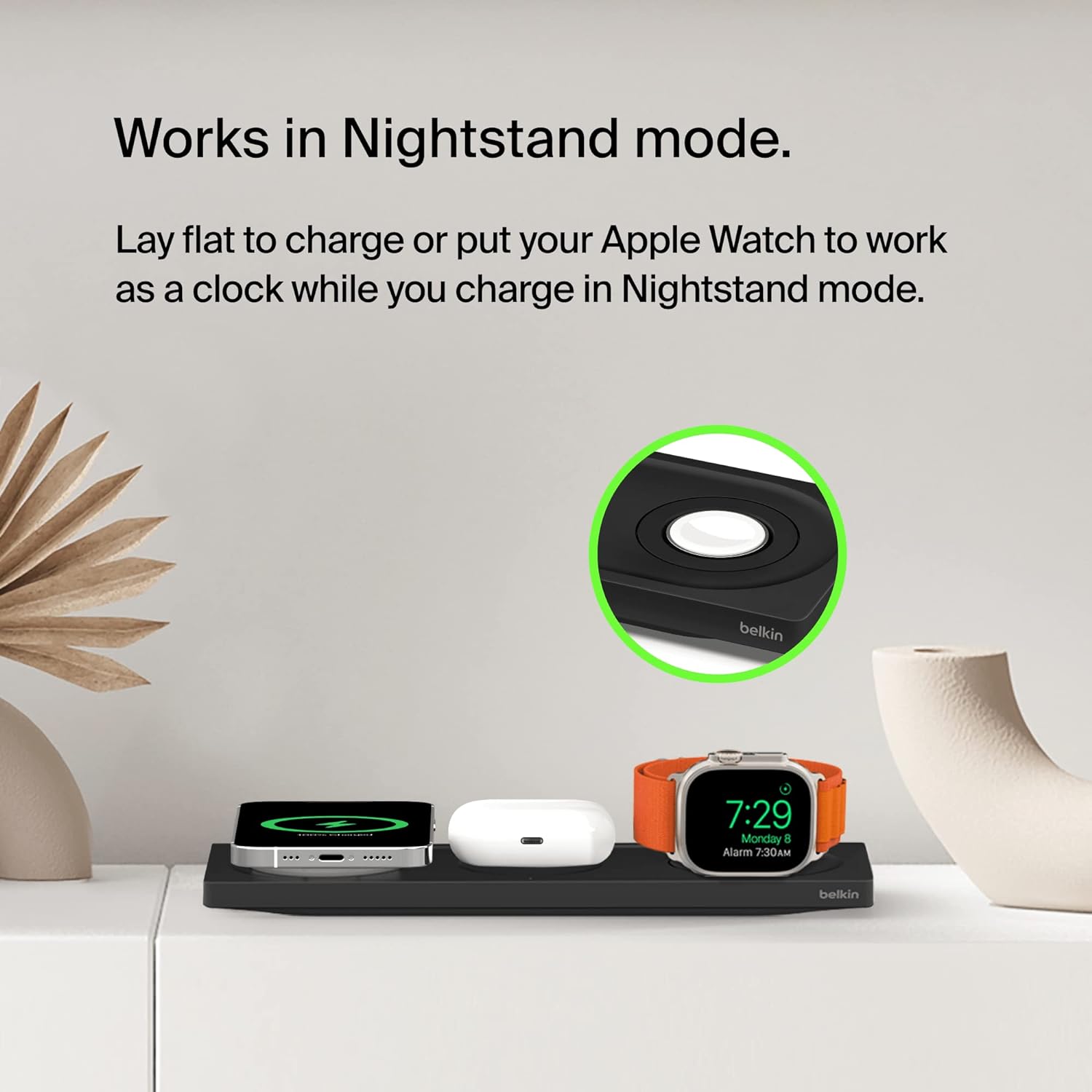 3-in-1 Wireless Charger Stand - Fast Charging