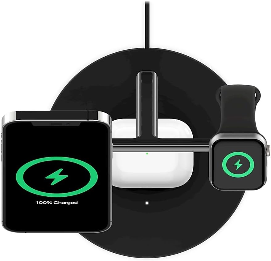 3-in-1 Wireless Charger Stand - Fast Charging