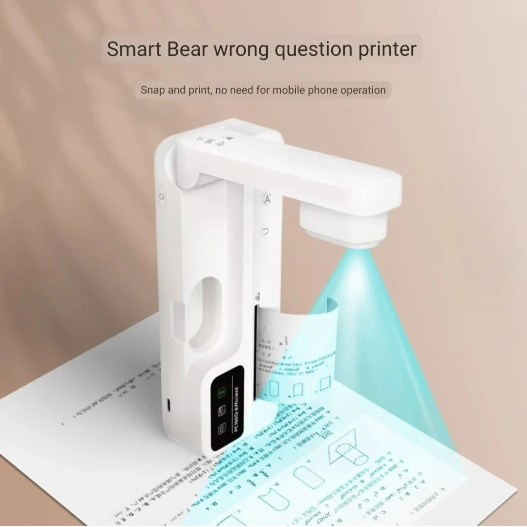 Efficient Portable Thermal Photo Printer mini camera printer with thermal sticker paper