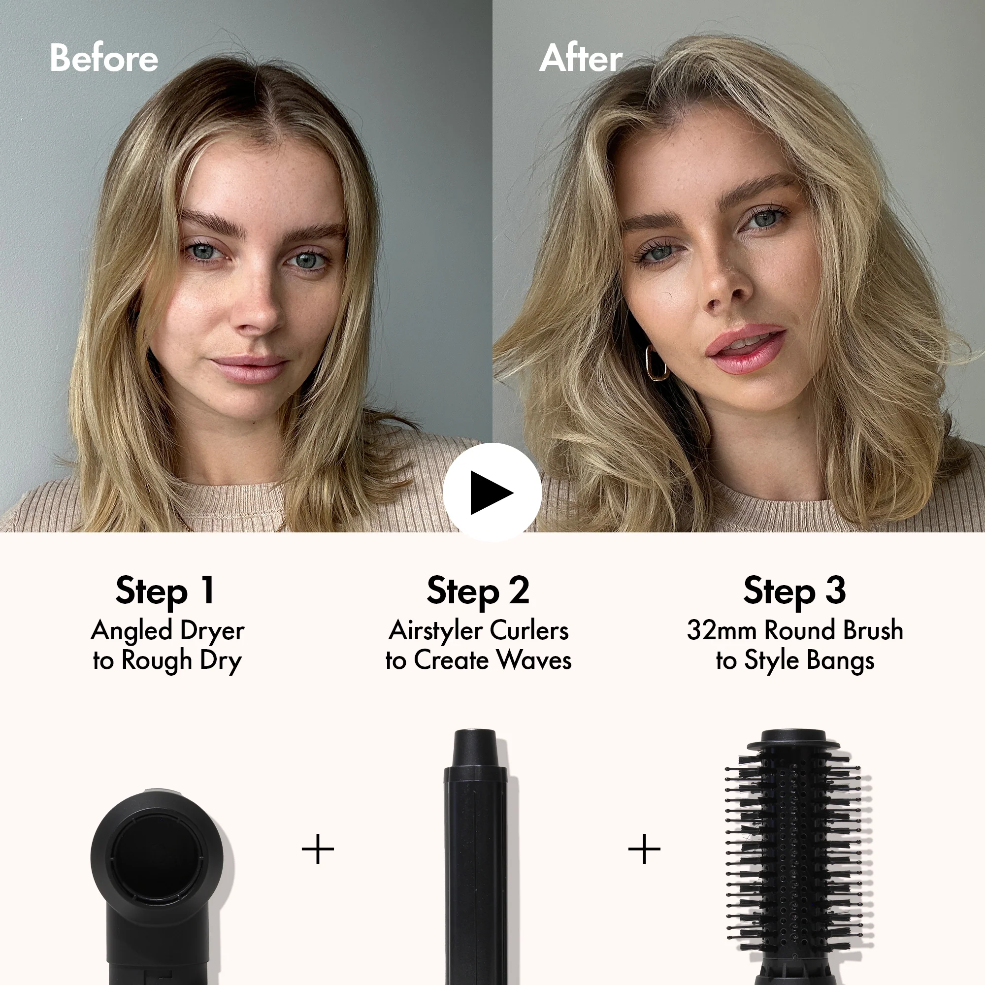 Everlast Airstyler - Blow Dryer & Multi Styler Tool