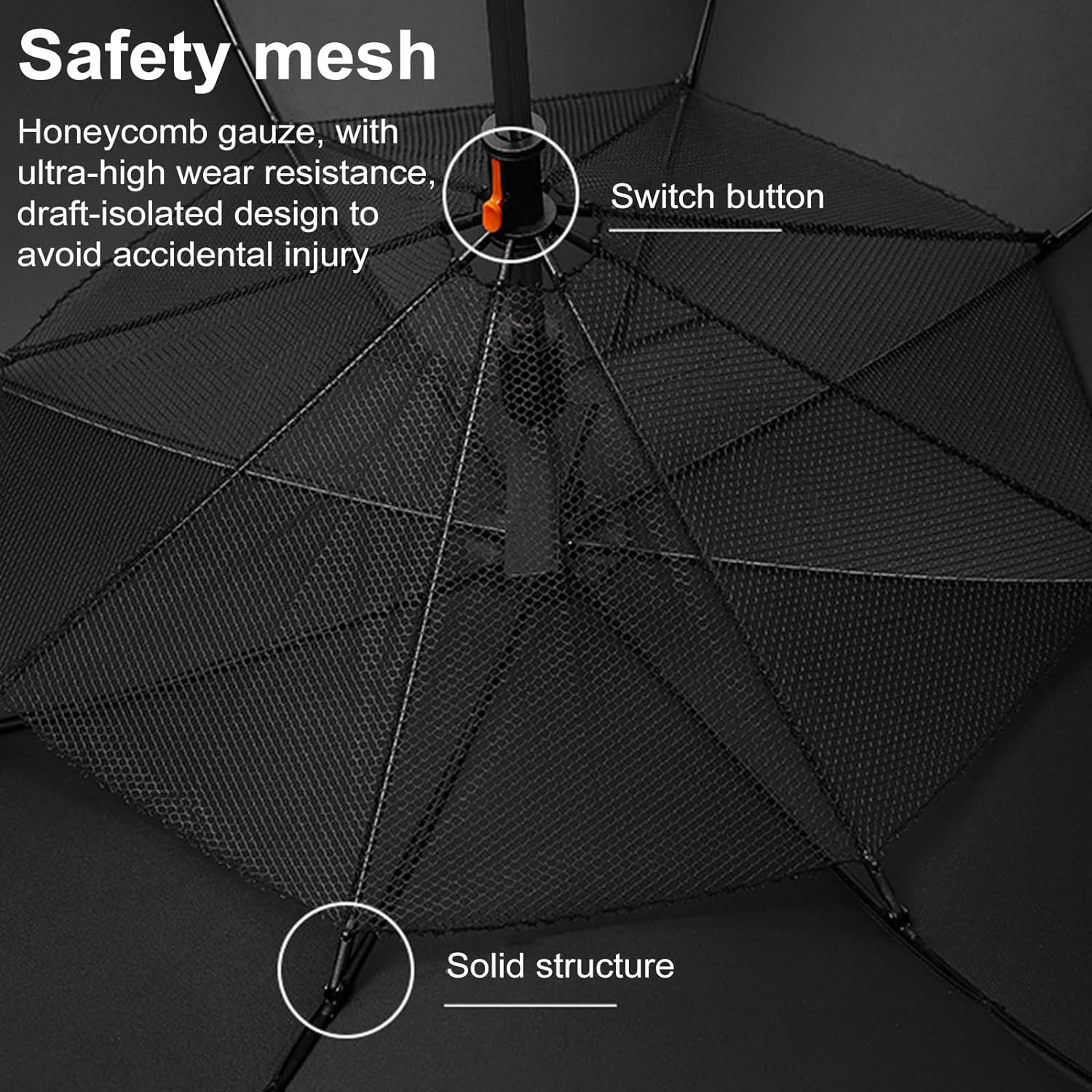Portable Misting Fan Umbrella With UV Protection