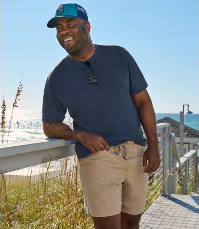 Men's Carefree Unshrinkable Tee, Traditional Fit Short-Sleeve