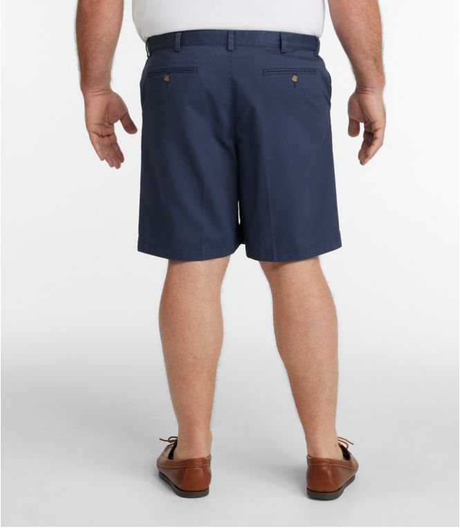 Men's Wrinkle-Free Double L® Chino Shorts, Natural Fit, Hidden Comfort Waist, 8