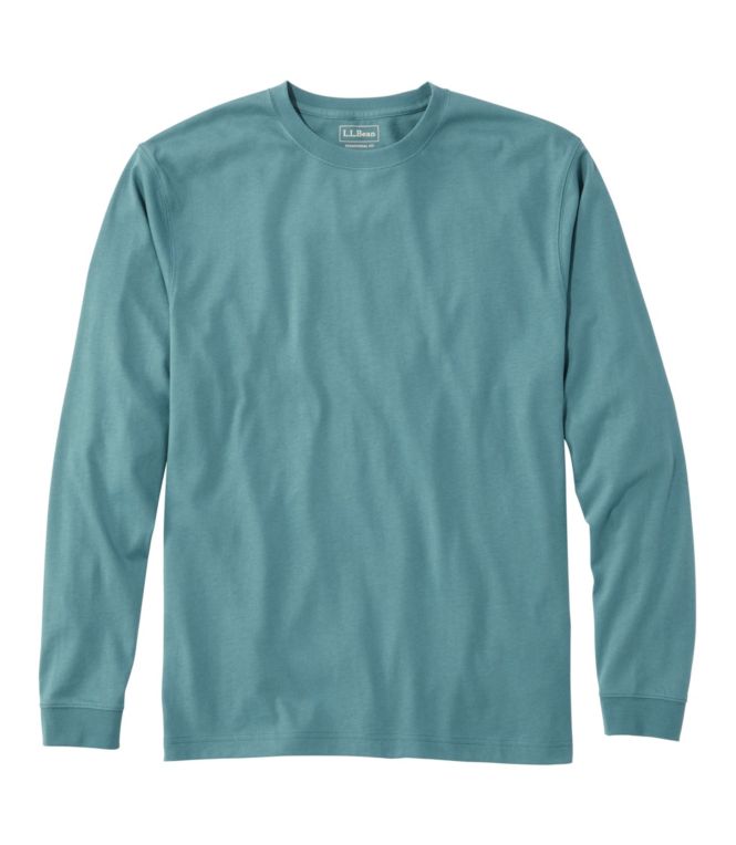Men's Carefree Unshrinkable Tee, Traditional Fit, Long-Sleeve
