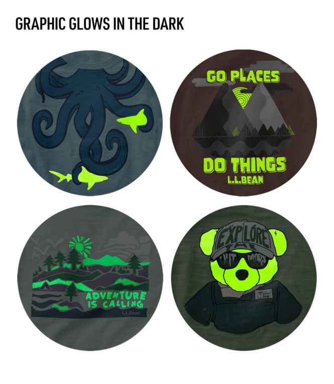 Toddlers' Graphic Tee, Short-Sleeve Glow-In-The-Dark